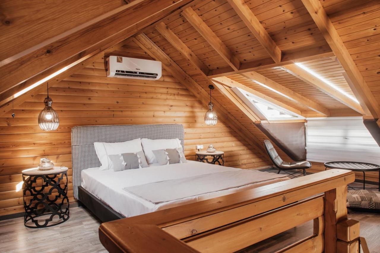 Wood House "Private Spa" Vergia المظهر الخارجي الصورة