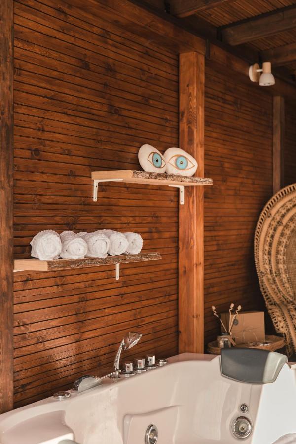 Wood House "Private Spa" Vergia المظهر الخارجي الصورة